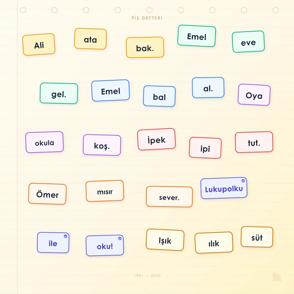 Fişten Tokena: Fiş Defteri, Okuma Öğretimi ve Yapay Zeka